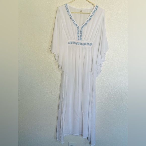 Boho Me White Long Dress size S - Picture 2 of 7